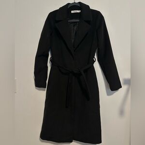 JustFab black peacoat